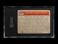 A 1957 Topps Yankees Power Hitters Baseball Card No. 407 (SGC 3 VG)