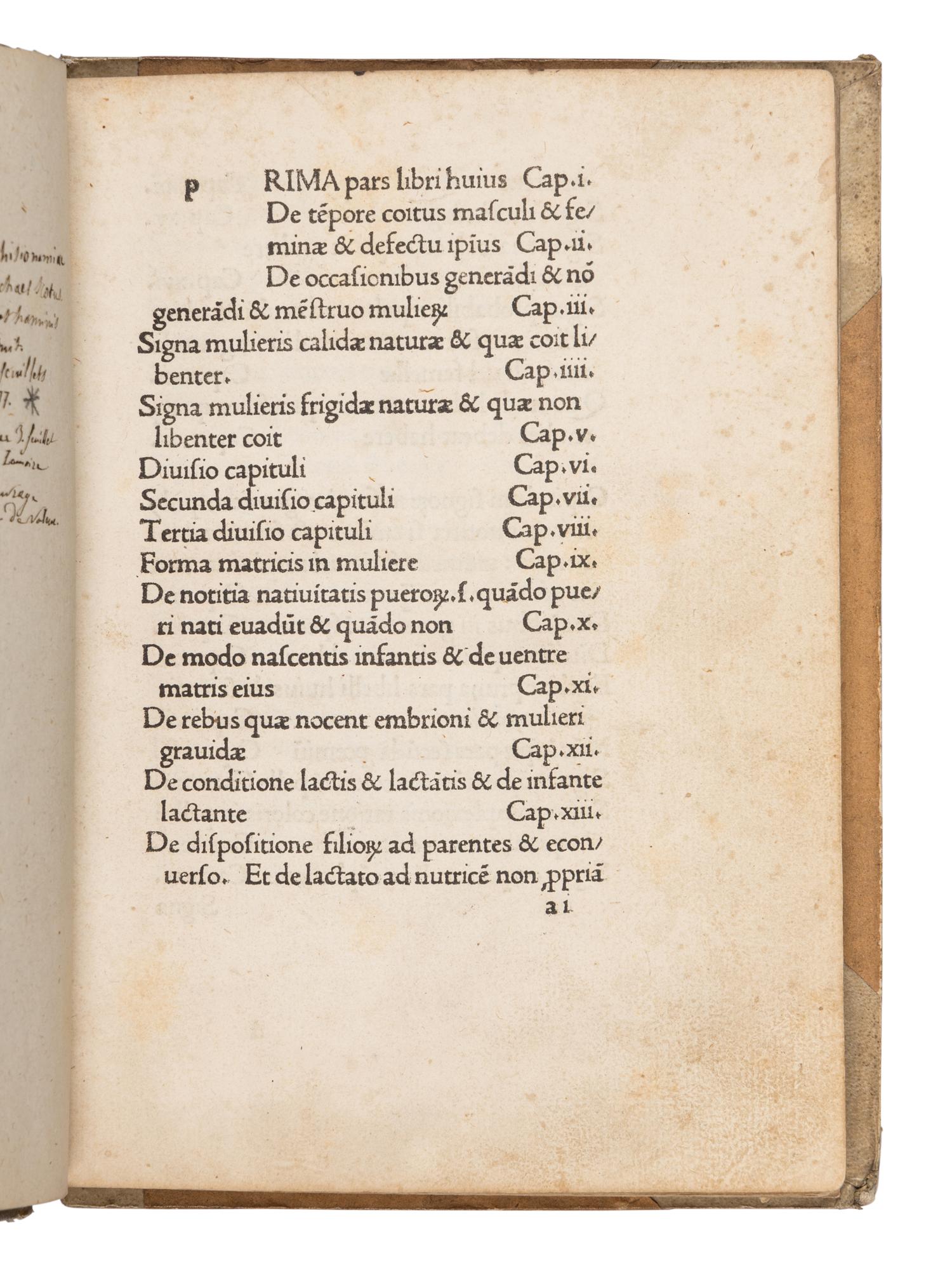 SCOTUS, Michael (1175-ca 1232). Liber physiognomiae . [Venice: Jacobus de Fivizzano, Lunensis], 1477.
