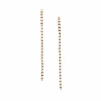 Diamond and Yellow Gold Earrings