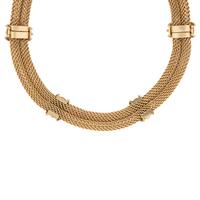 Yellow Gold and Turquoise Convertible Necklace