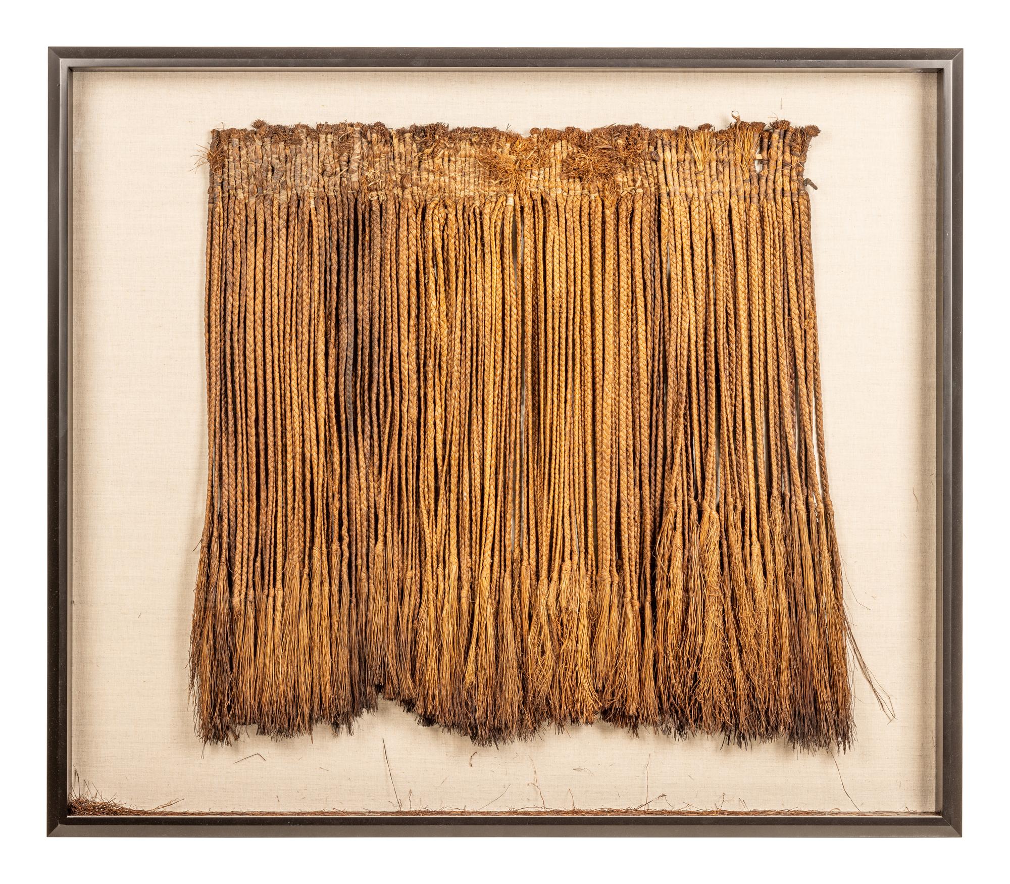 A Papua New Guinea Raffia Ceremonial Skirt