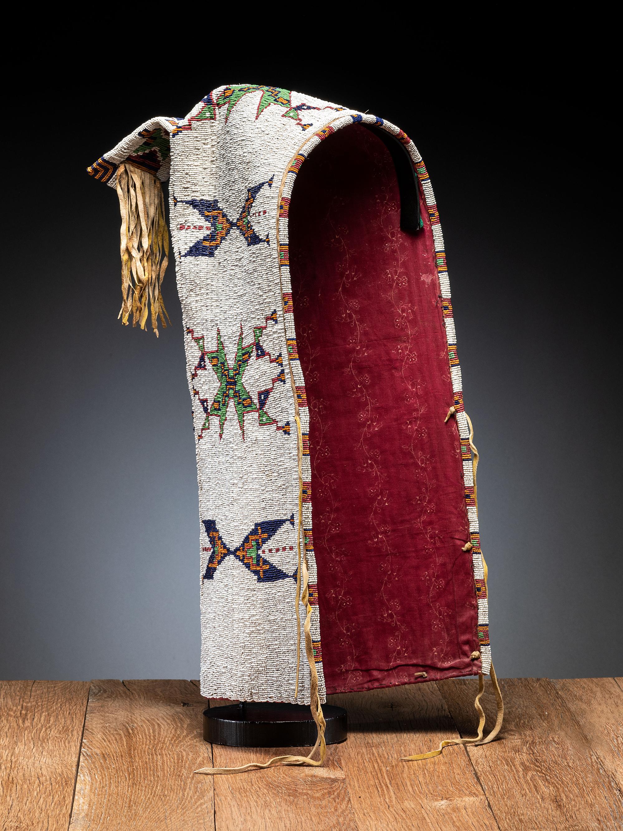Sioux Beaded Hide Cradle