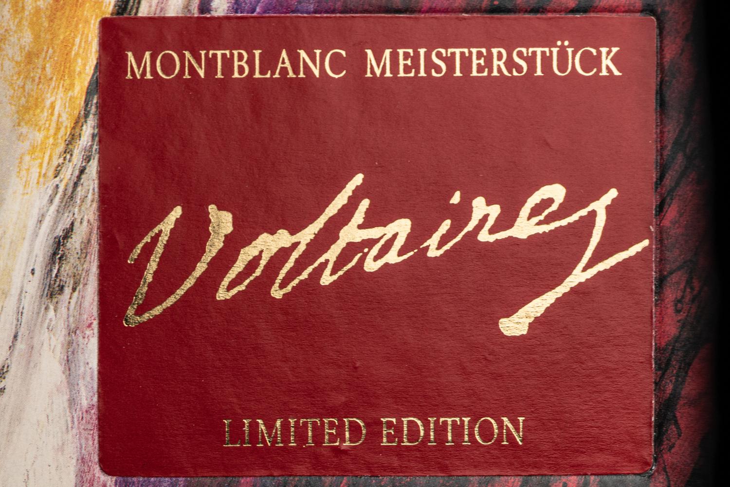 A Montblanc Voltaire Limited Edition Fountain Pen