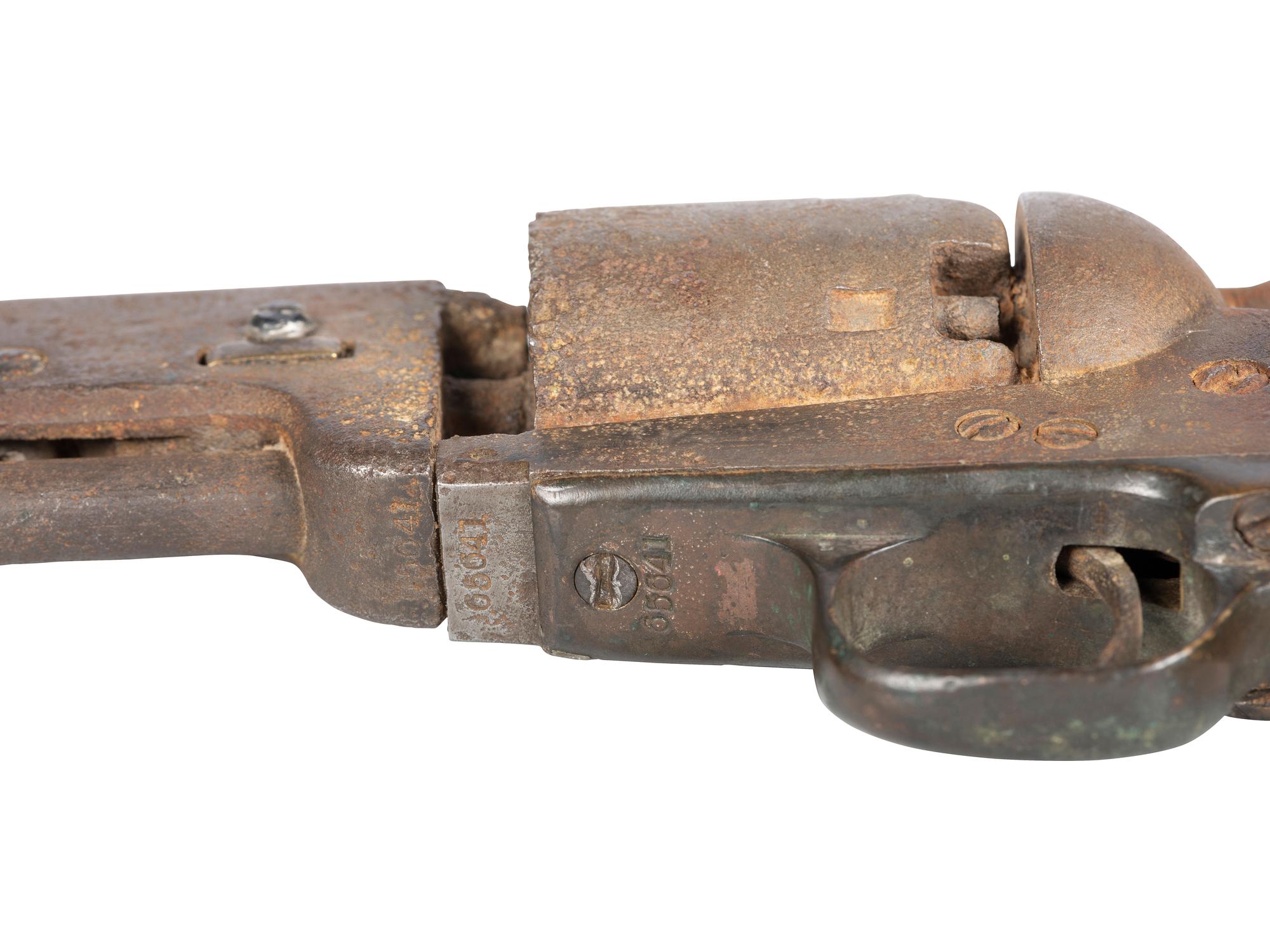 [CIVIL WAR]. Excavated Model 1851 Navy Colt Revolver.
