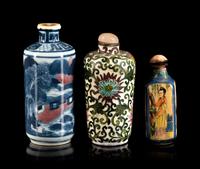Three Chinese Snuff Bottles