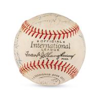 A 1960 Montreal Royals Team Signed Autograph Baseball