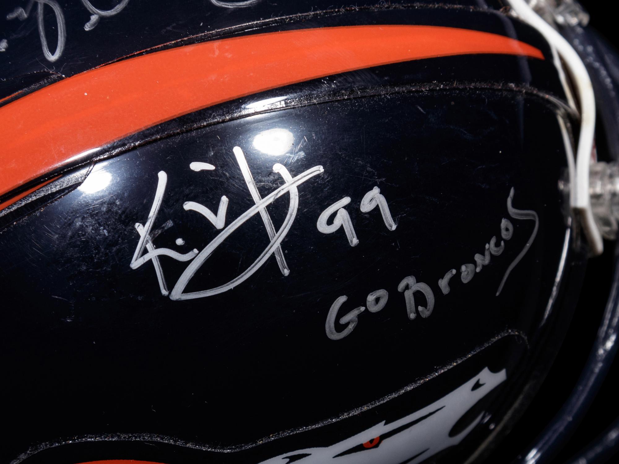 A Group of Denver Broncos Items (Including Tim Tebow),