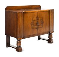 An Art Deco Oak Cabinet