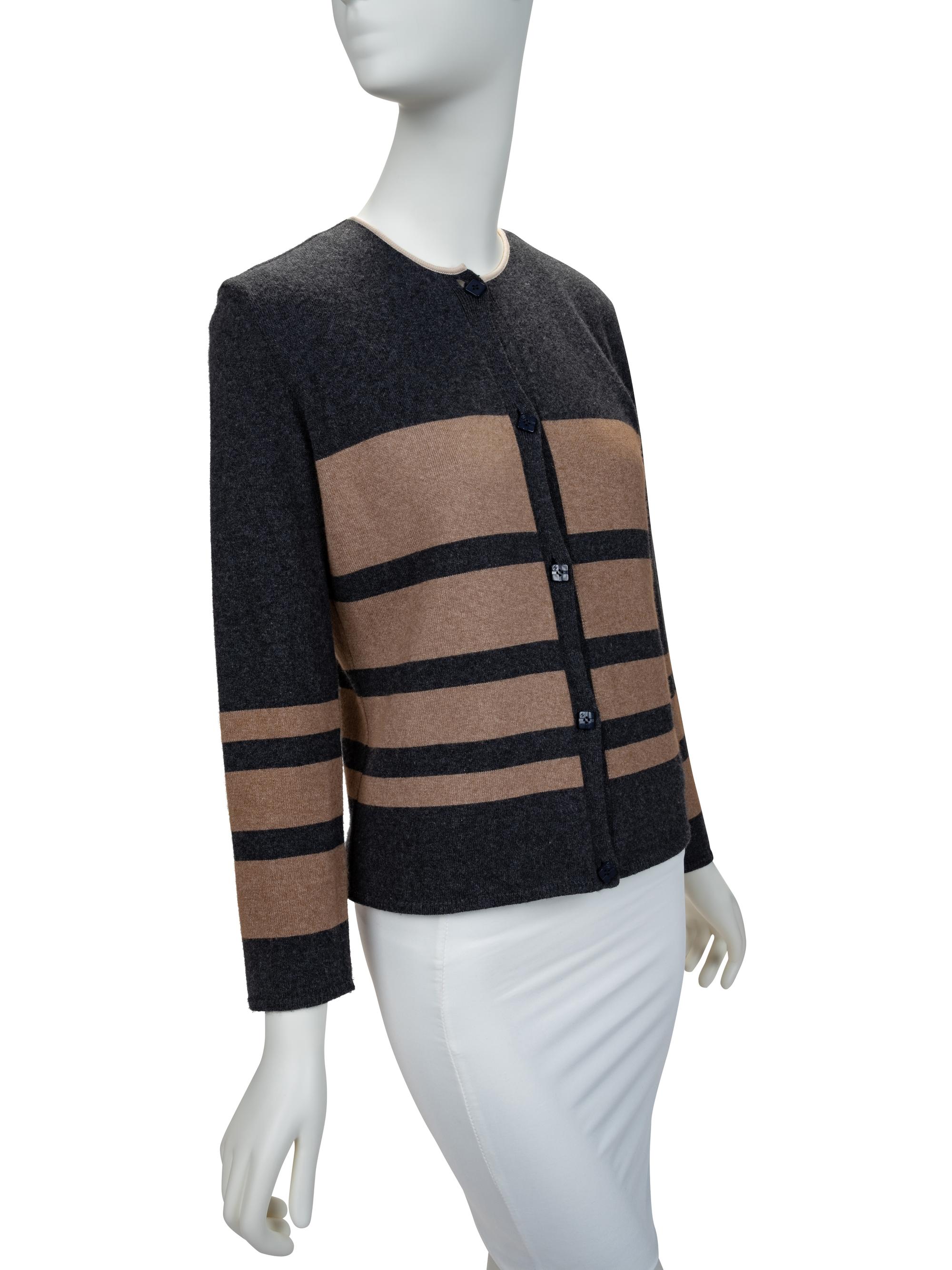 Four Designer Knit Items: Three Chanel, One Oscar de la Renta, 2000-10s