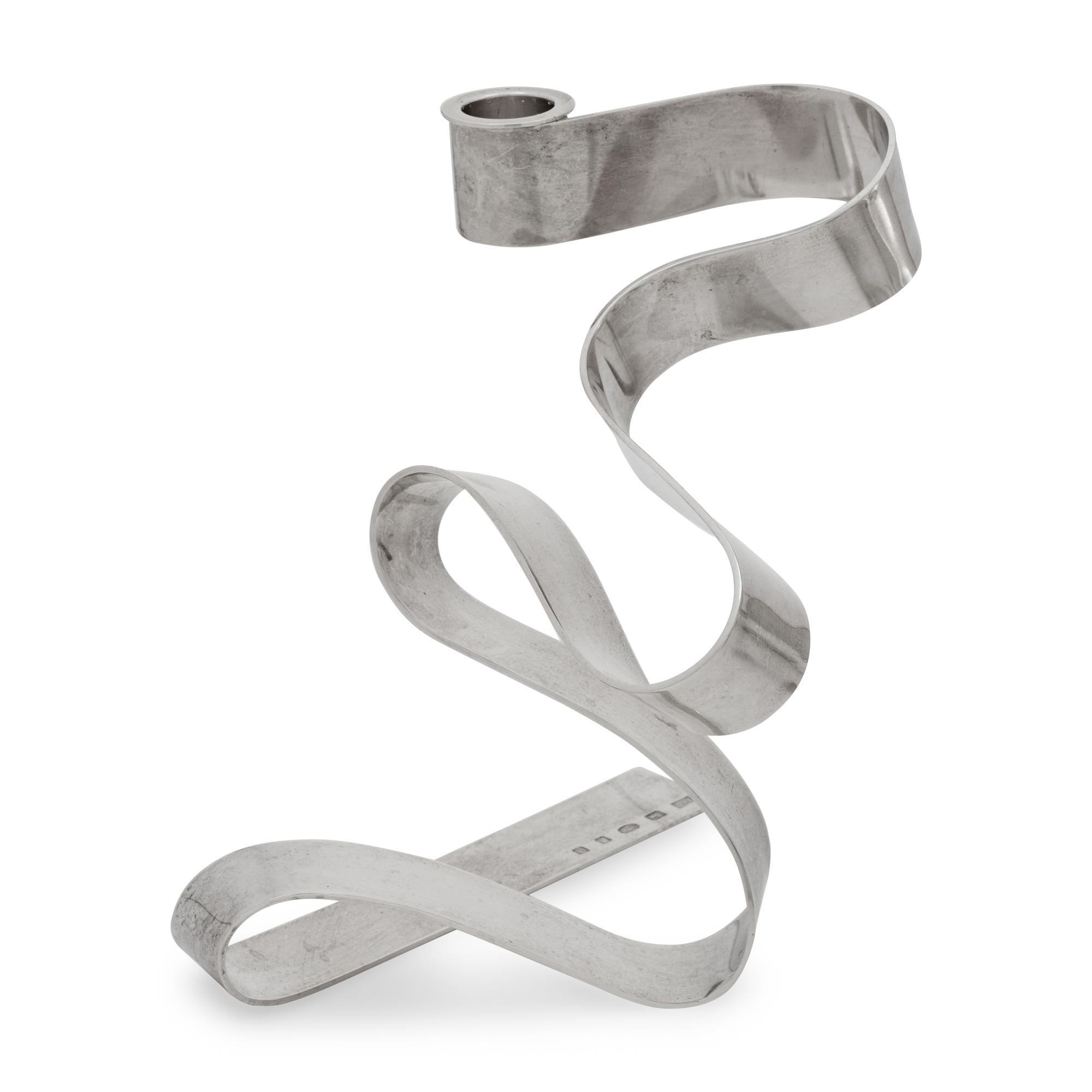 An English Silver Modernist Table Garniture