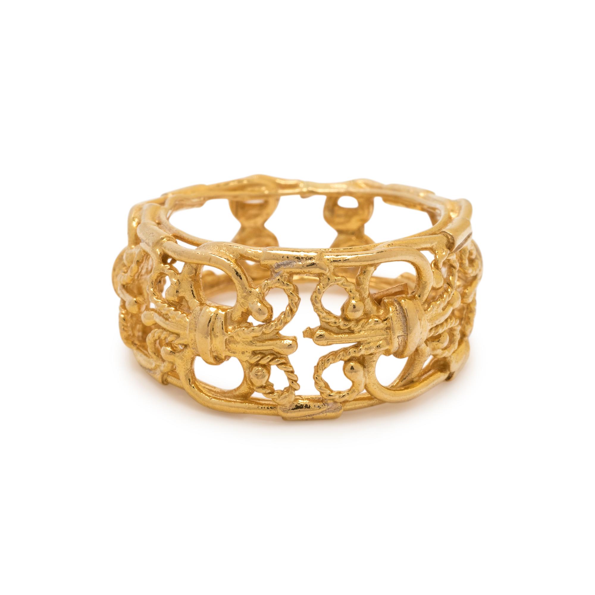 HIGH KARAT GOLD RING