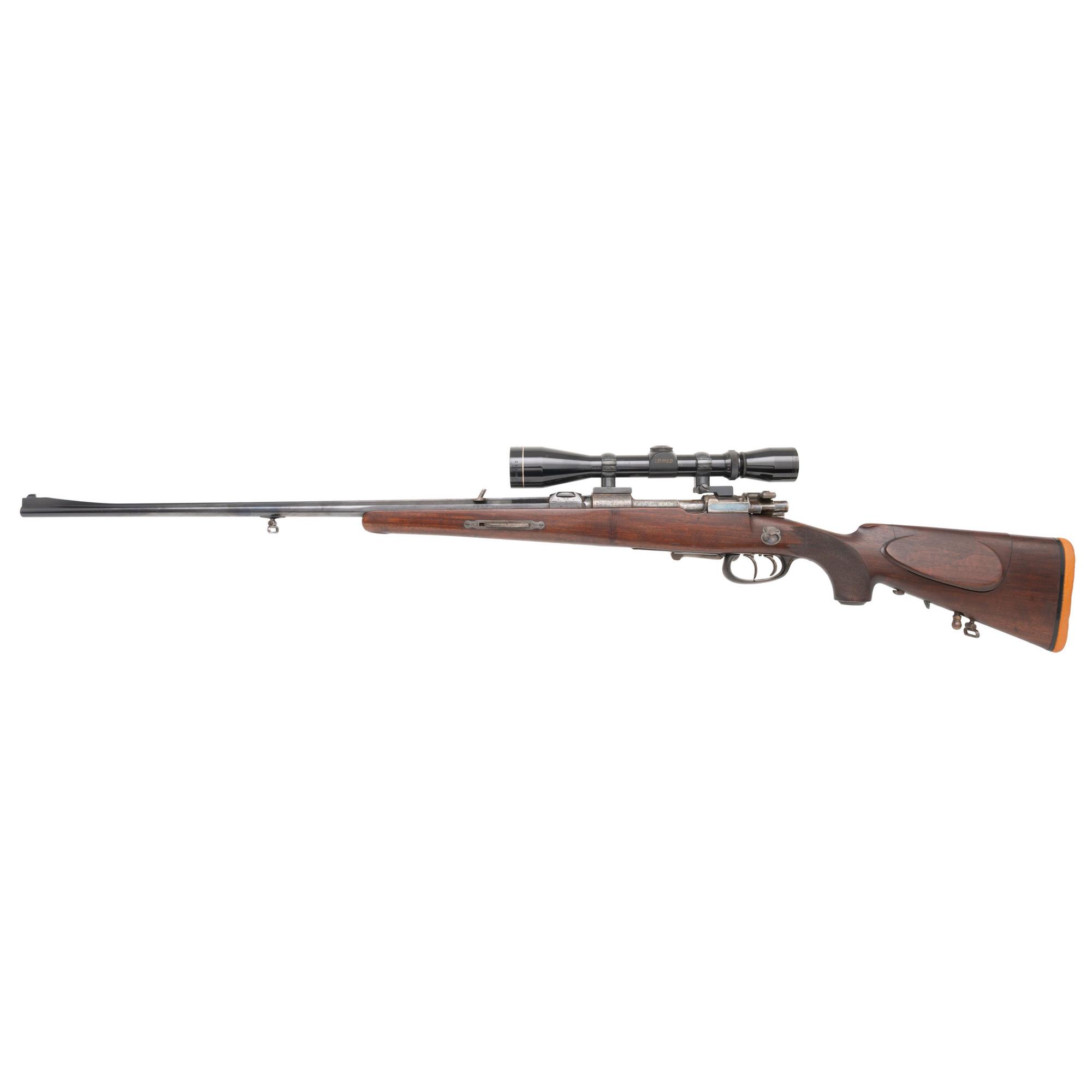 **L. Schiwy Half-Stock Mauser Rifle