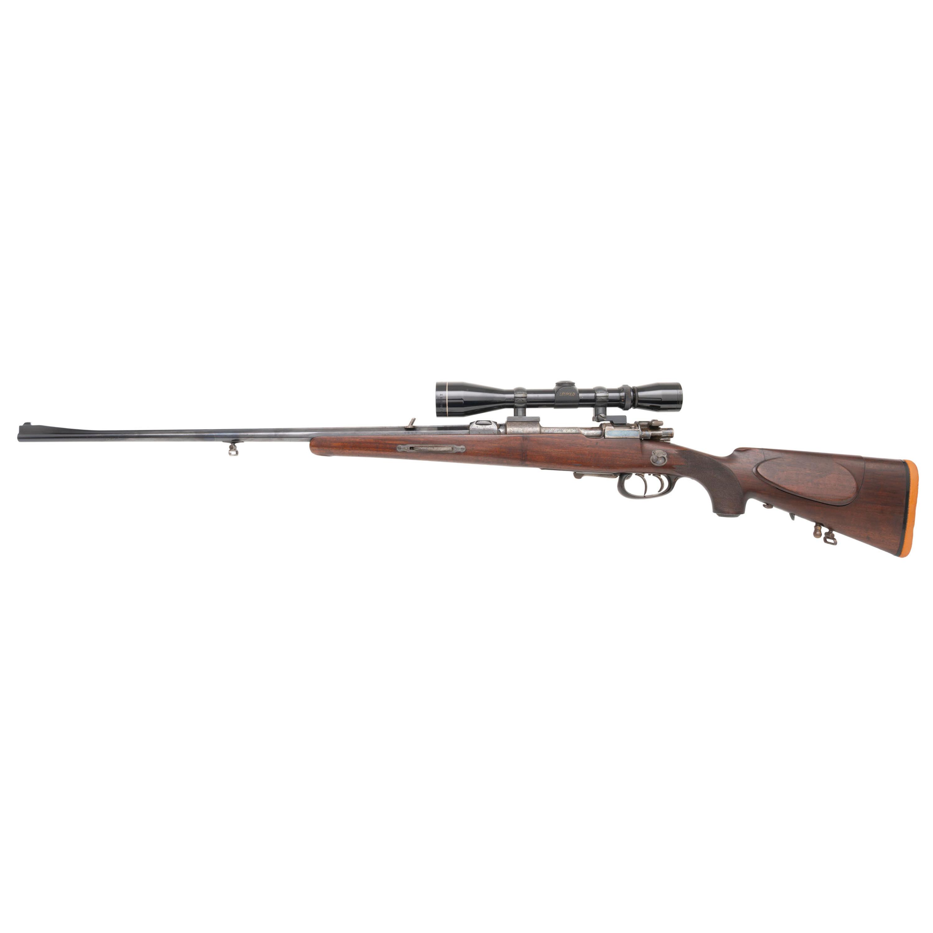 **L. Schiwy Half-Stock Mauser Rifle