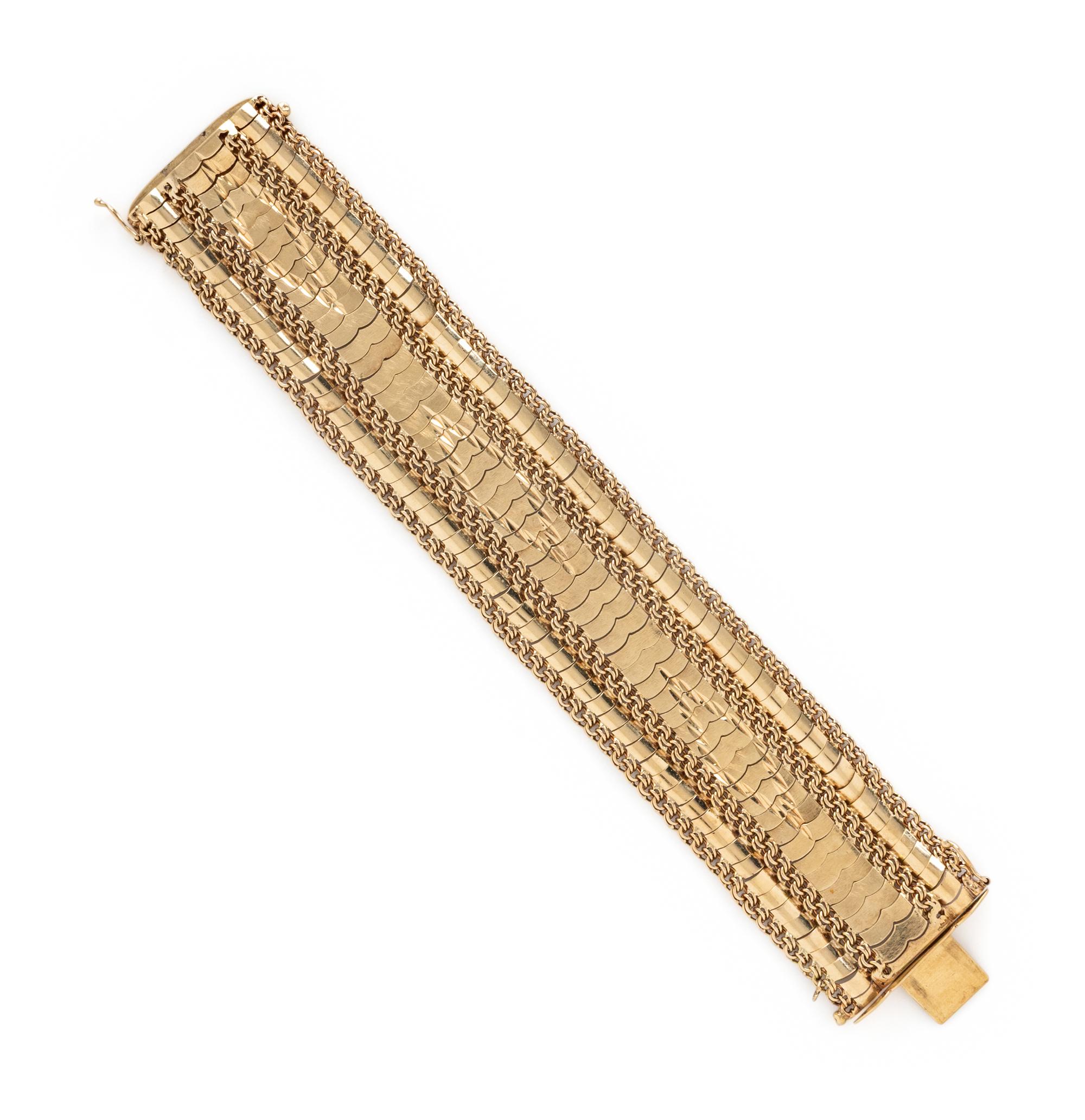 YELLOW GOLD BRACELET