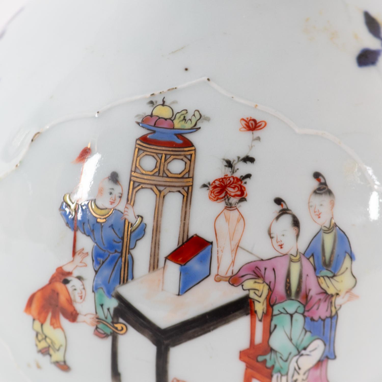 Four Chinese Famille Rose Porcelain Vases