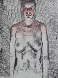 Alfred Leslie, (American, b. 1927), Nude Woman Blushing, 1992