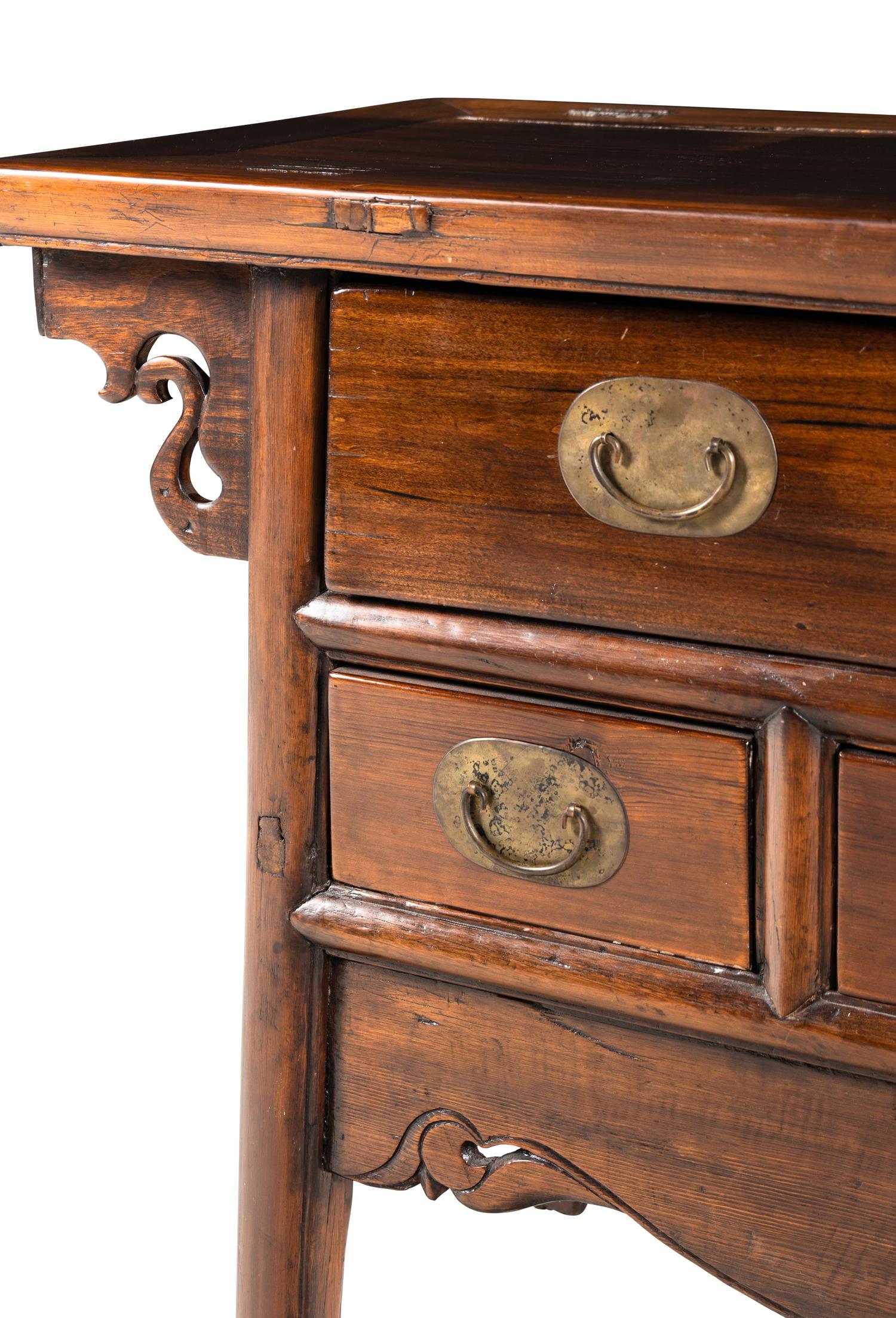 A Chinese Hardwood Altar Chest