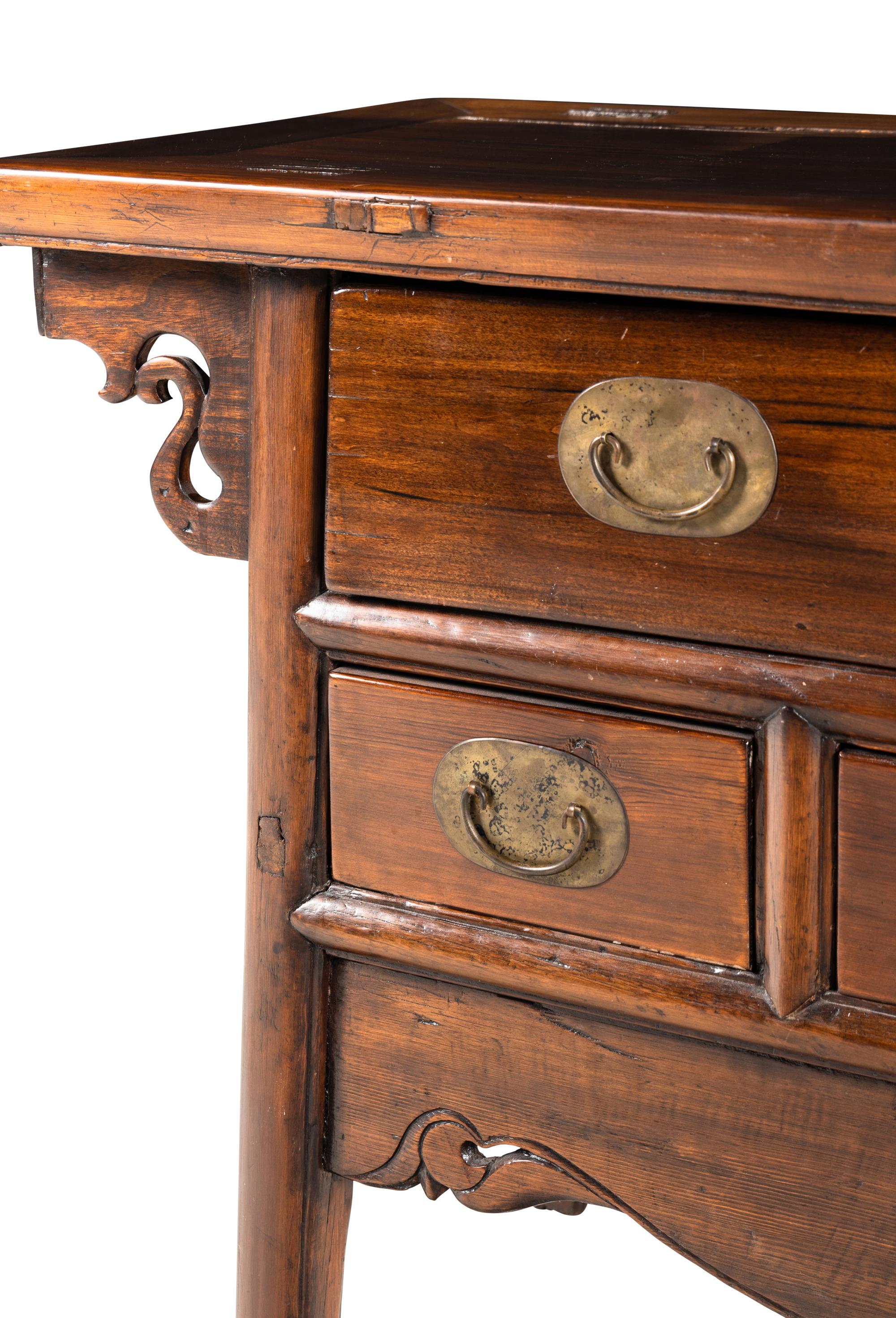 A Chinese Hardwood Altar Chest