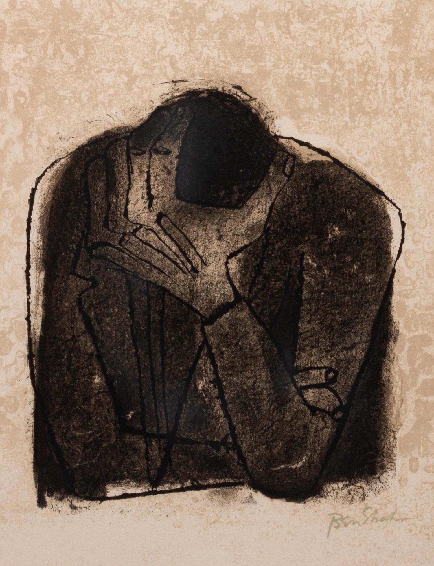 Ben Shahn, (American, 1898-1969), Crying Man