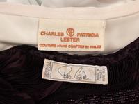 Charles & Patricia Lester, Devoré Topper & Pleated Silk Skirt Ensemble