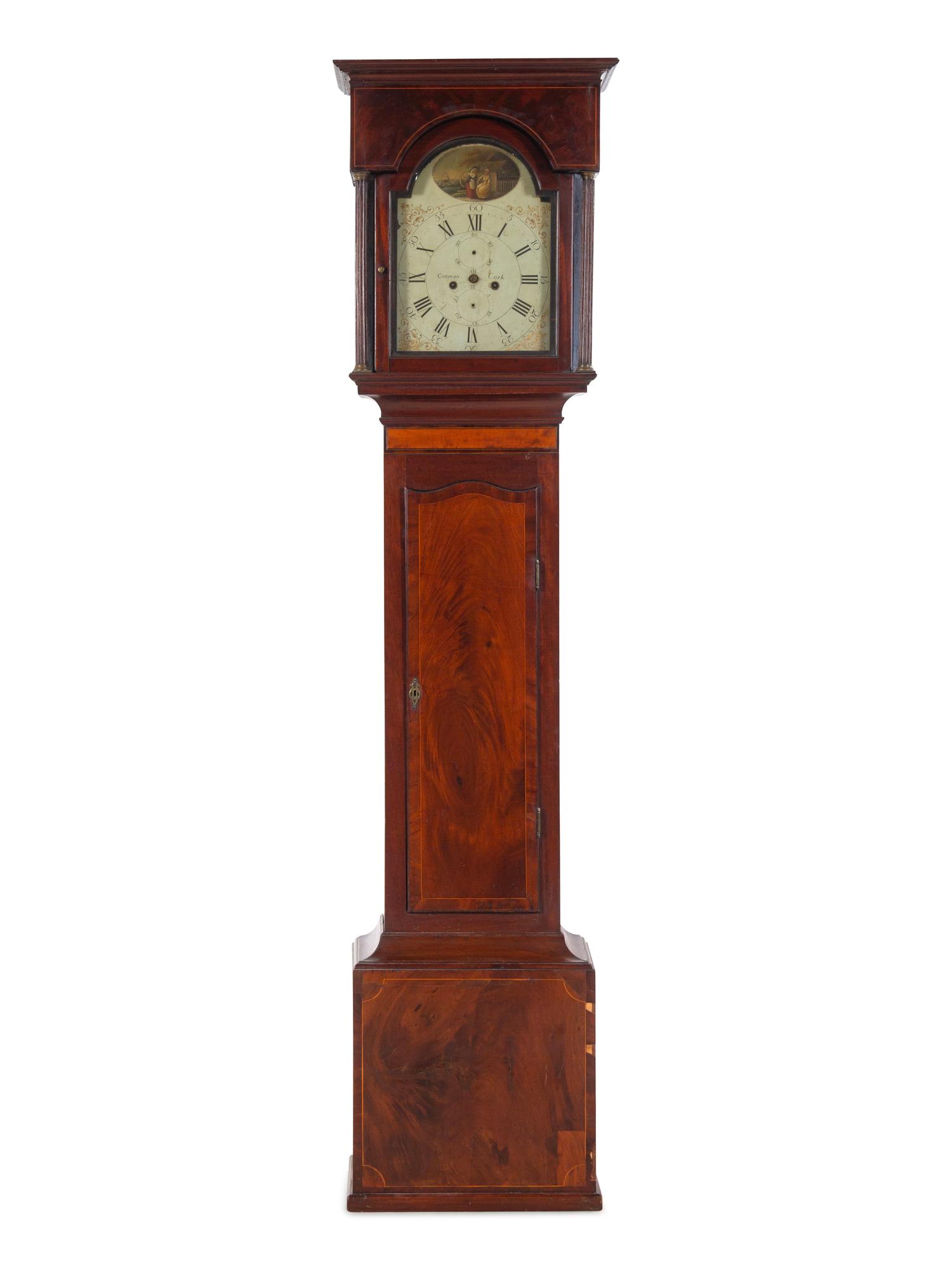 An Irish George III Mahogany Tall Case Clock
