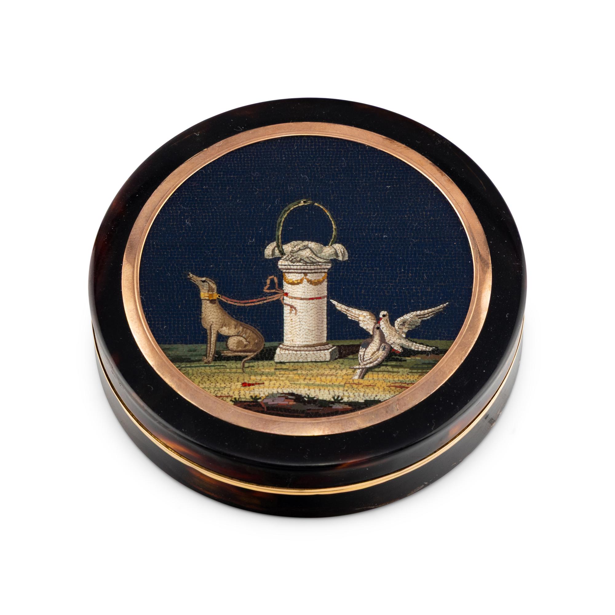 A Micromosaic Snuff Box