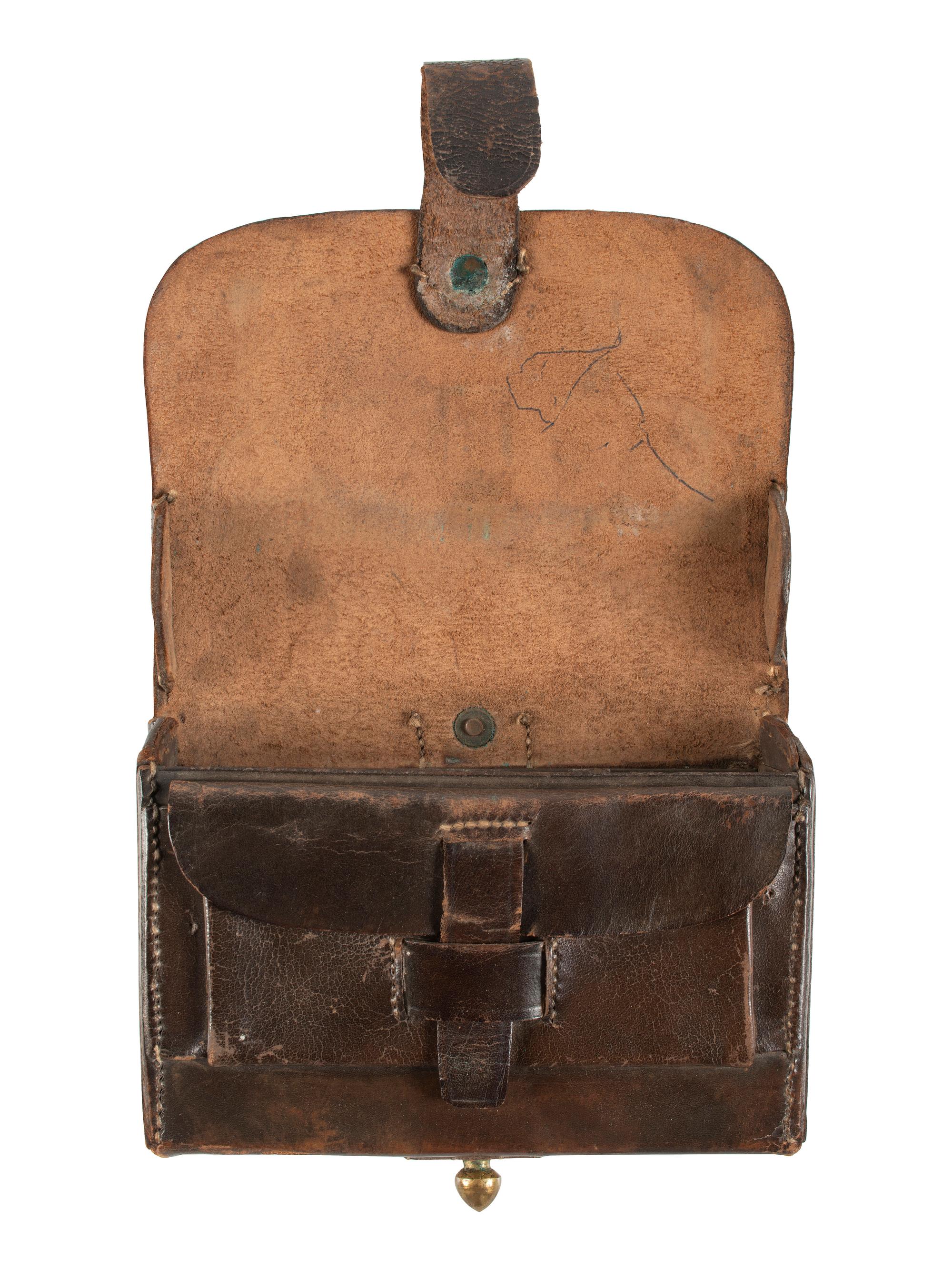 [CIVIL WAR]. Mann's Patent cartridge box by Gaylord, Chicopee, MA.