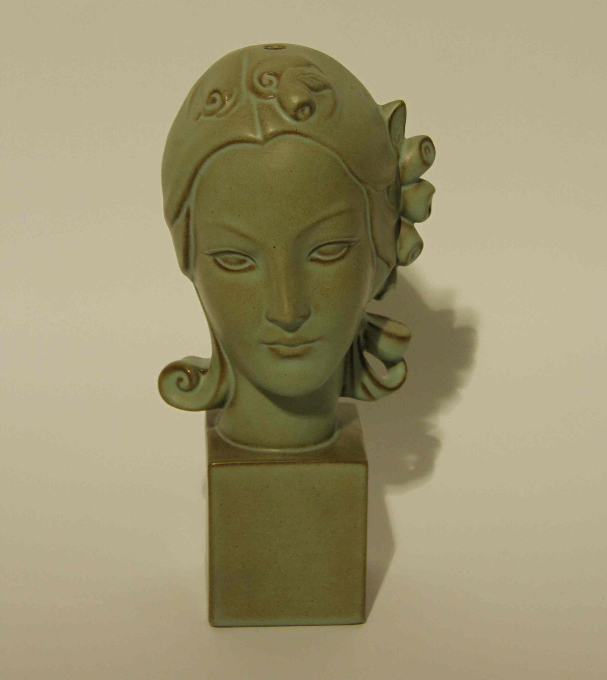 A Haeger Pottery Lamp Base Height 13 1/2 inches.