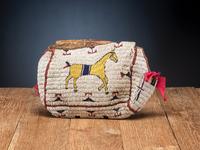 Sioux Beaded Pictorial Doctor's Bag, Remnant