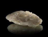 Two Carved Precious Stone Water Coupes