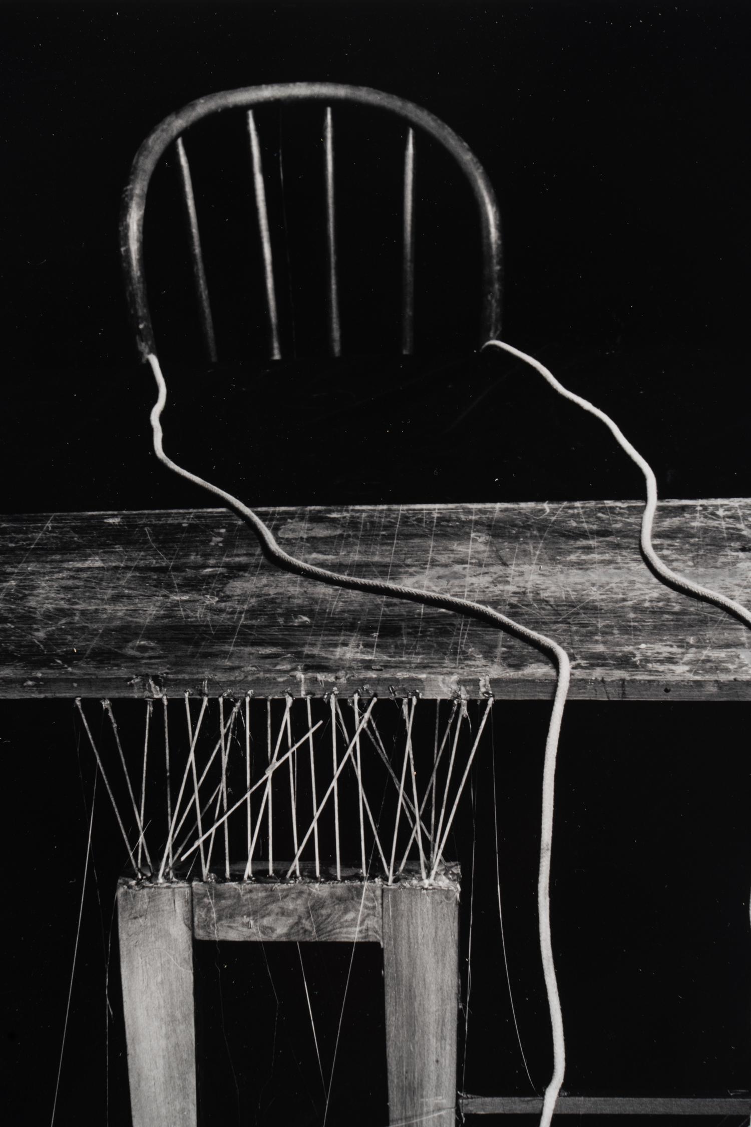 Untitled (Rope and Chair) and Untitled (Banana) , 1984 (two works)