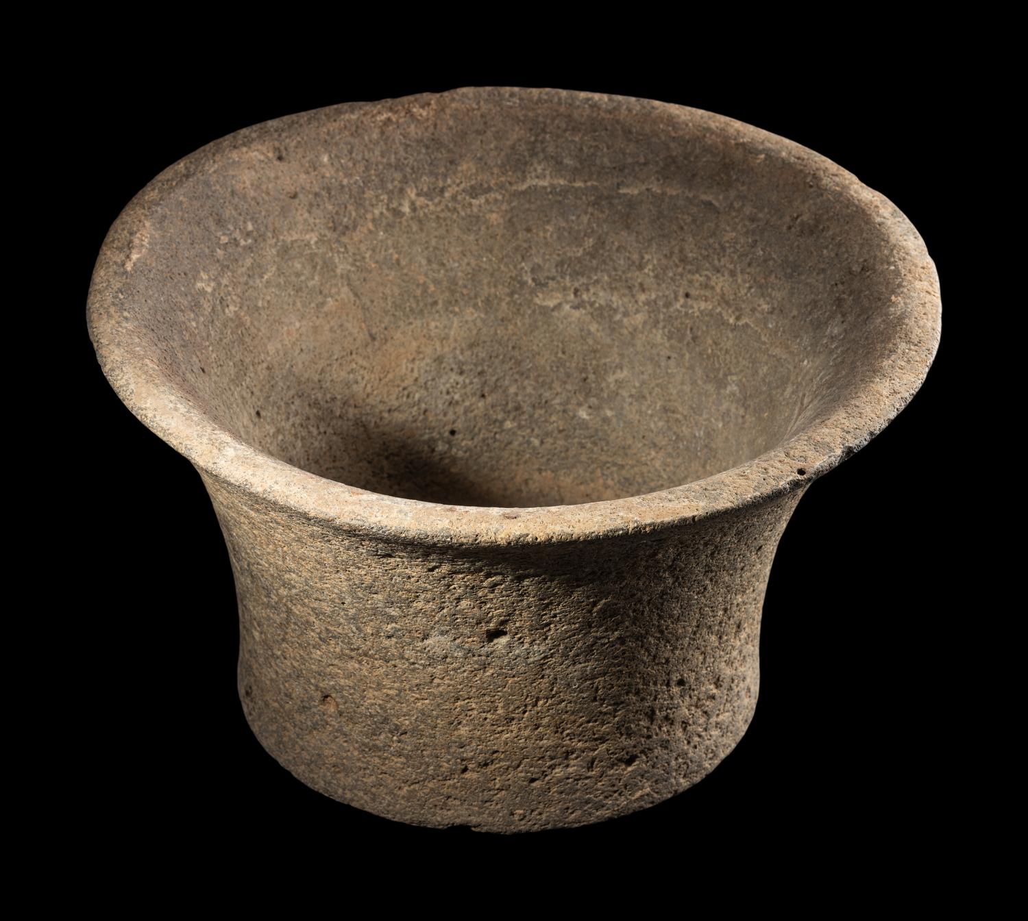 An Canaanite Basalt Bowl