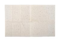 [RECONSTRUCTION]. SMART, R.C. Autograph letter signed ("R.C. Smart"), to General Benjamin Hill (1825-1880), regarding Freedmen in Texas. Ellis County, TX, 28 April 1867.