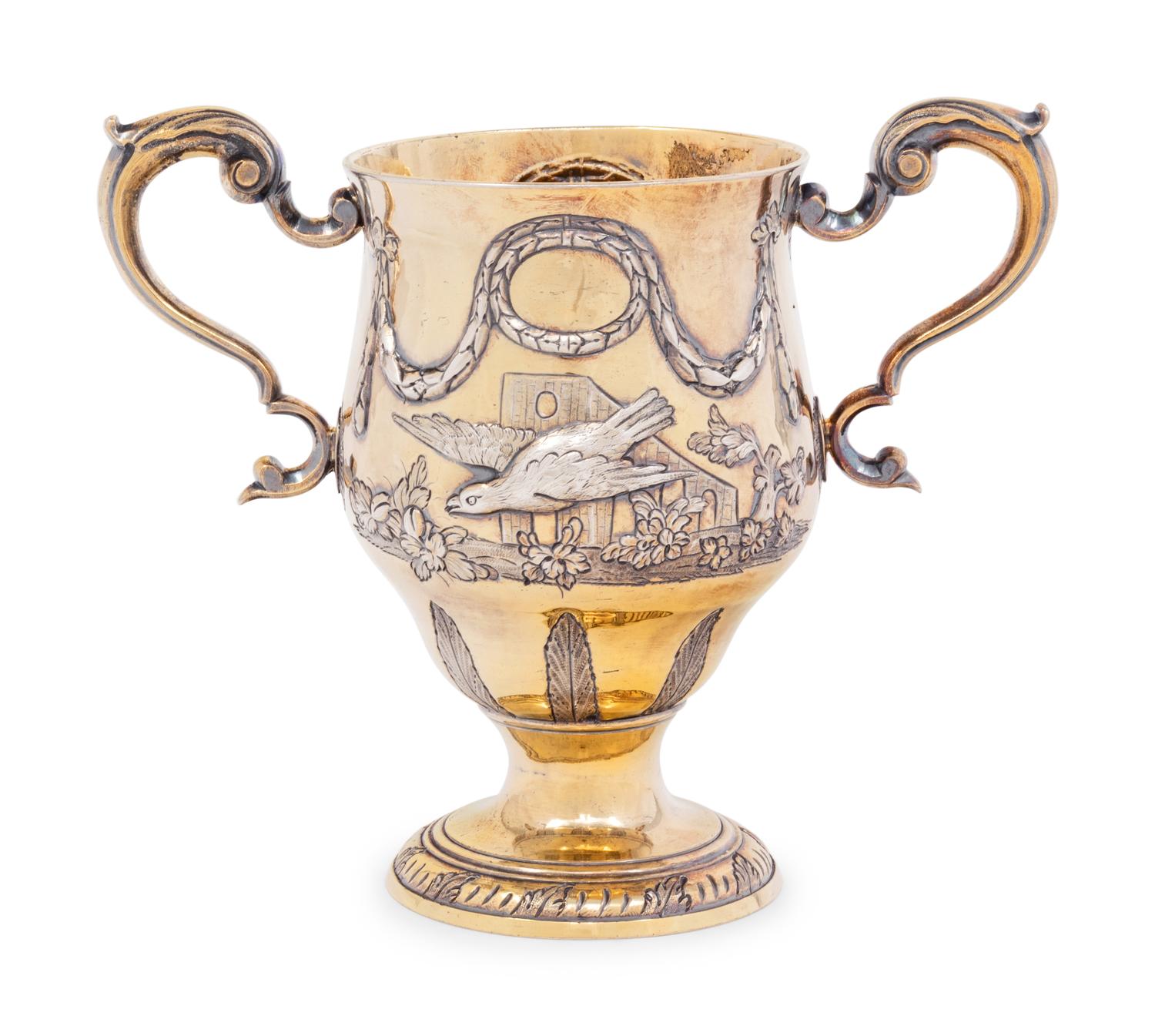An Irish George III Silver-Gilt Loving Cup