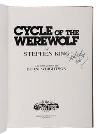 KING, Stephen (b. 1947). Cycle of the Werewolf. Westland, MI: The Land of Enchantment, 1983.