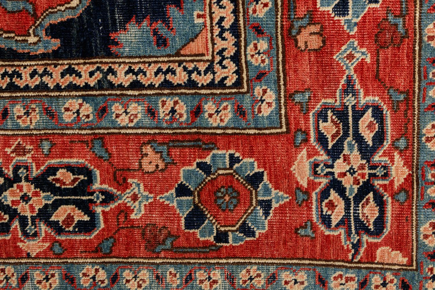 A Herati or Northwest Persian Wool Rug