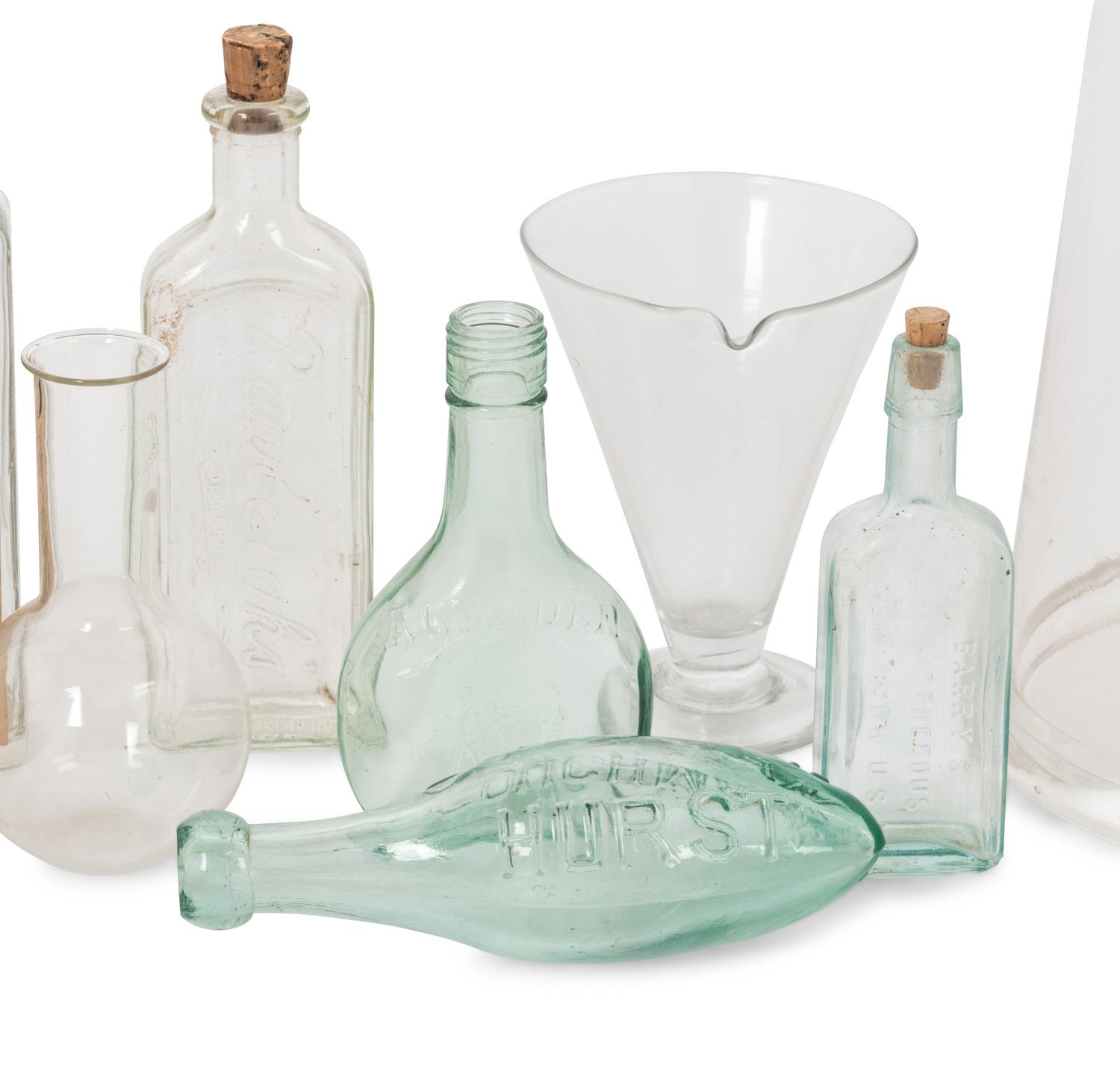A Collection of Blown Glass Apothecary Articles