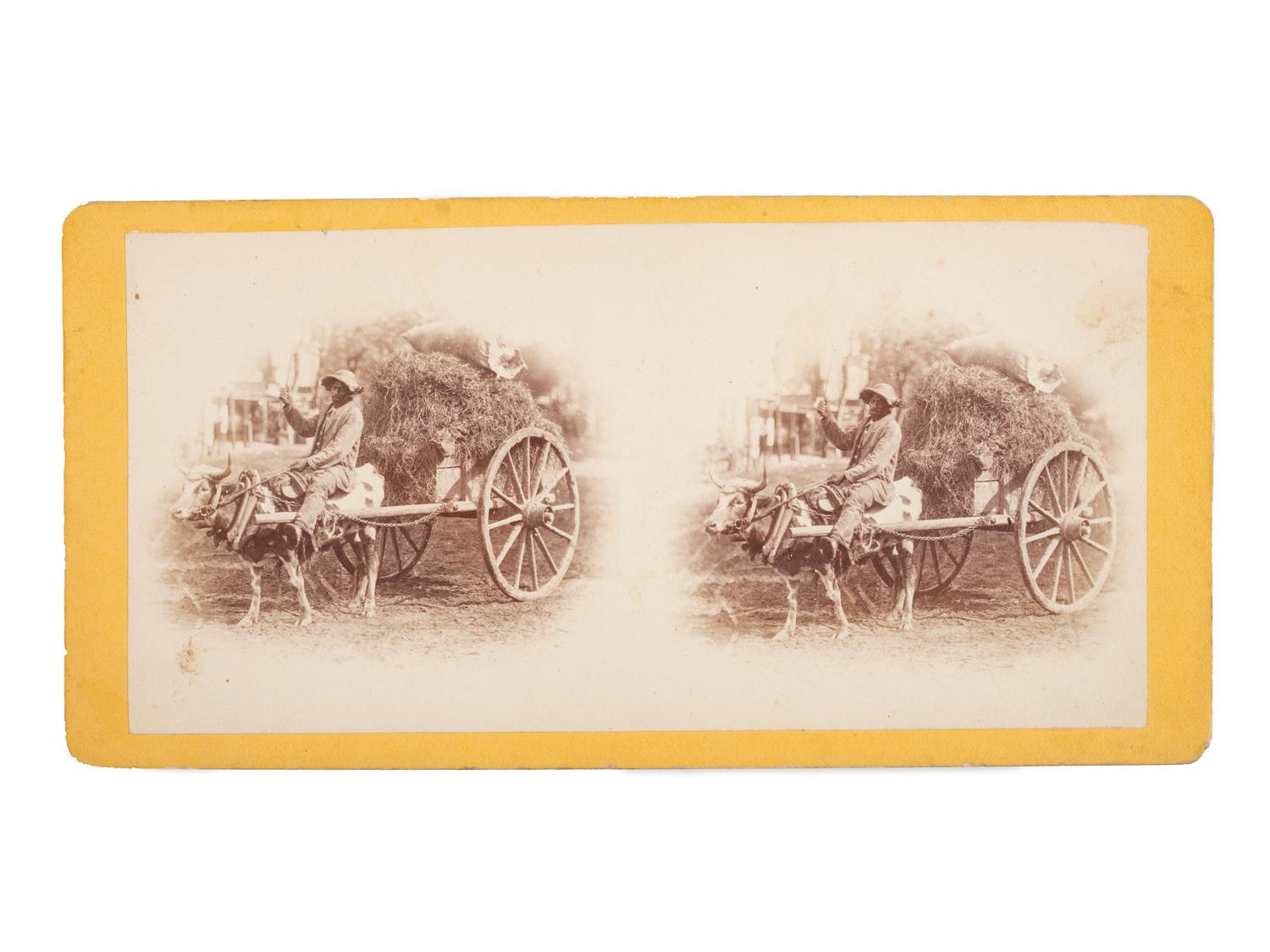 [EARLY PHOTOGRAPHY] -- [RECONSTRUCTION]. A group of 3 southern outdoor views of African American subjects including examples by BLESSING and PALMER.
