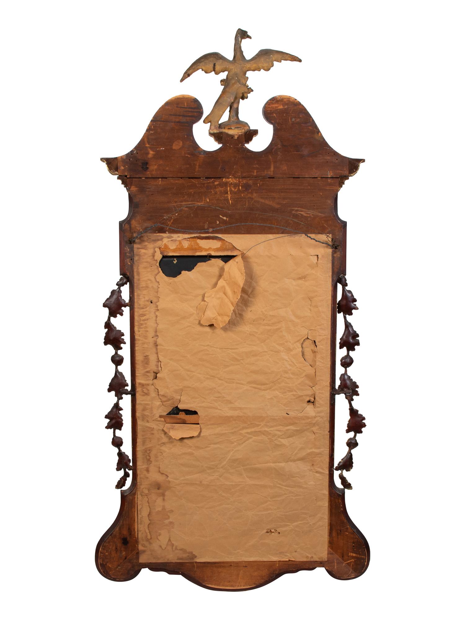 A Federal Mahogany and Giltwood Mirror