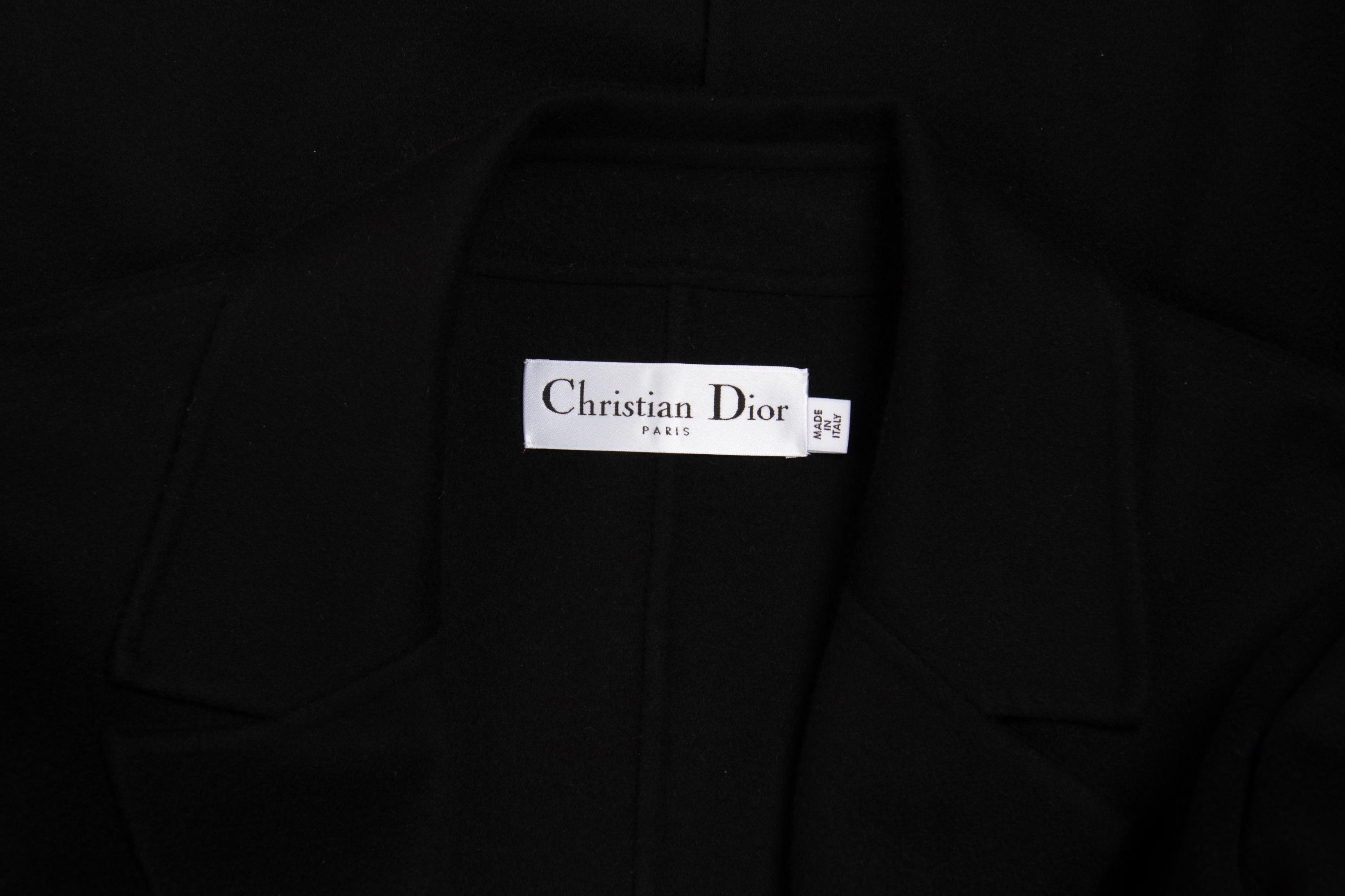 Christian Dior Wool Top Coat