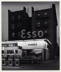 George Tice, (American, b. 1938), Esso Station & Apartment House, 1972