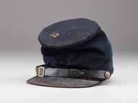 [CIVIL WAR]. 52nd Massachusetts Volunteers forage cap and tinware.