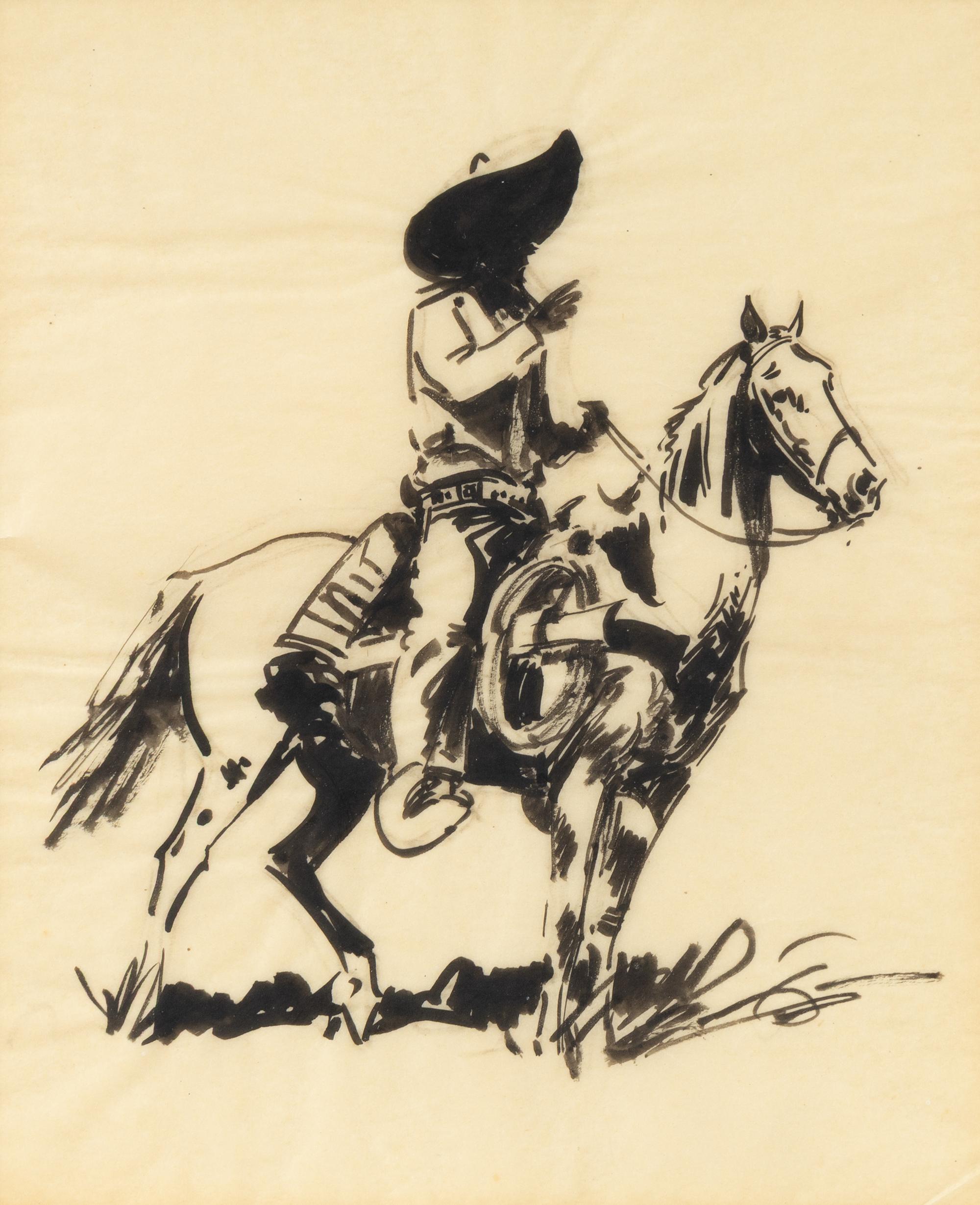 Mounted Vaquero