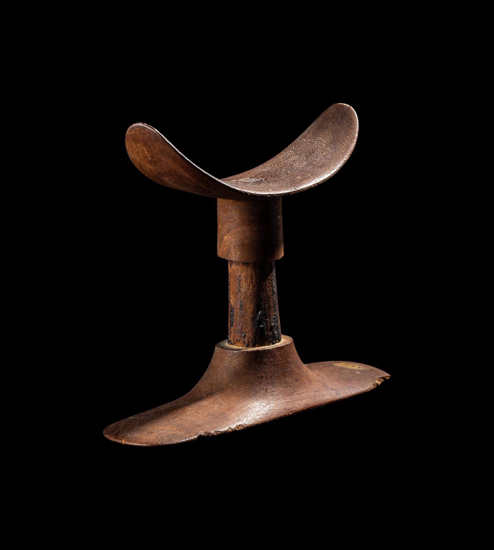 An Egyptian Wood Headrest