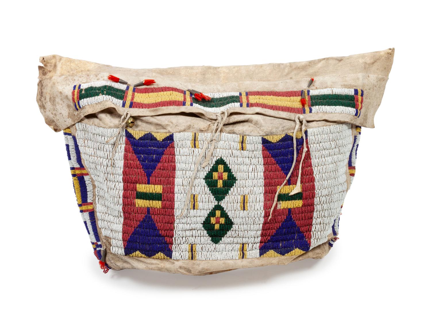 Sioux Beaded Hide Possible Bag