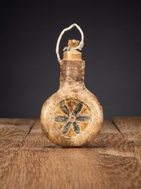 Spanish New Mexican Rawhide Tobacco Canteen