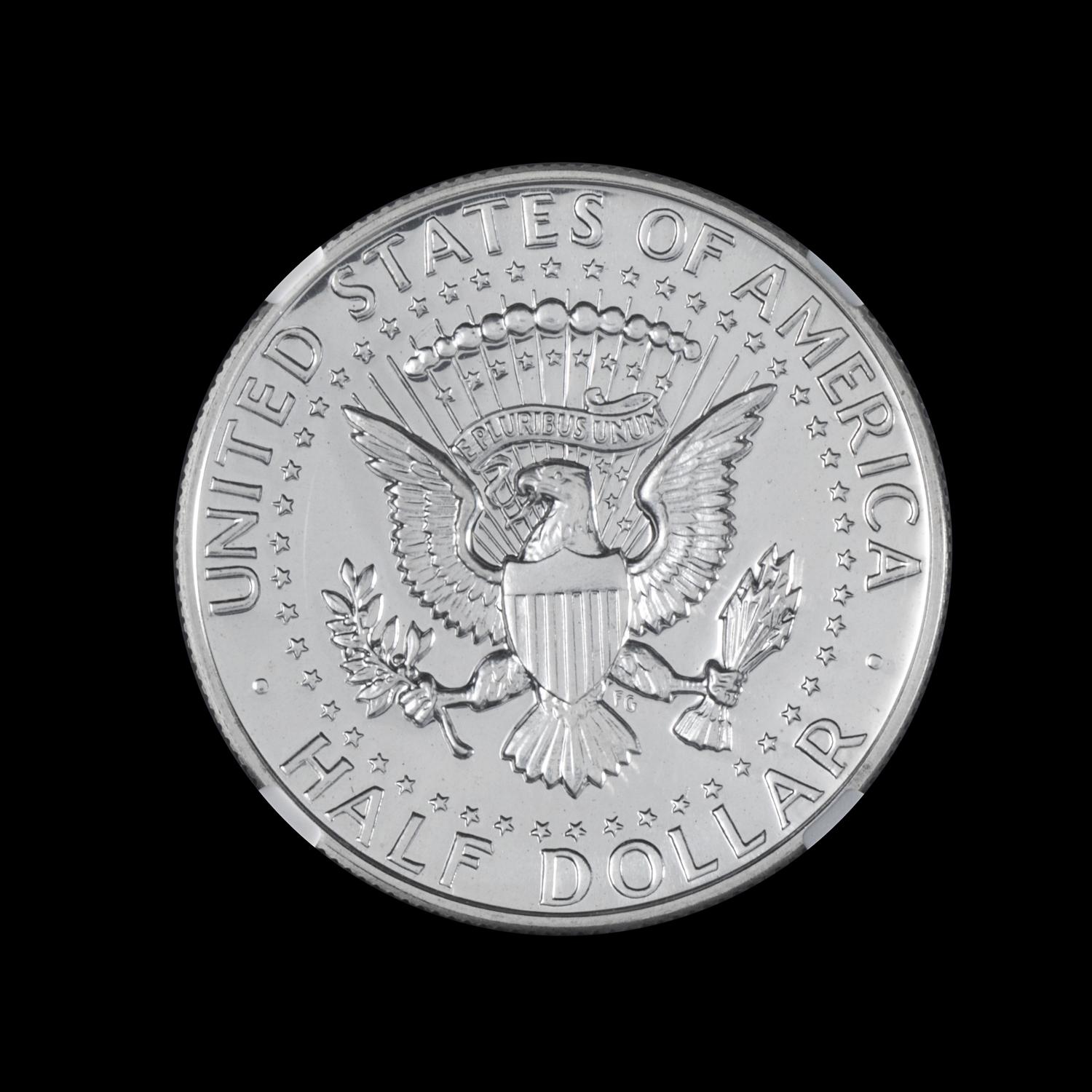 A United States 1964 Kennedy 50c Proof Coin — NGC GRADED PF67* CAMEO