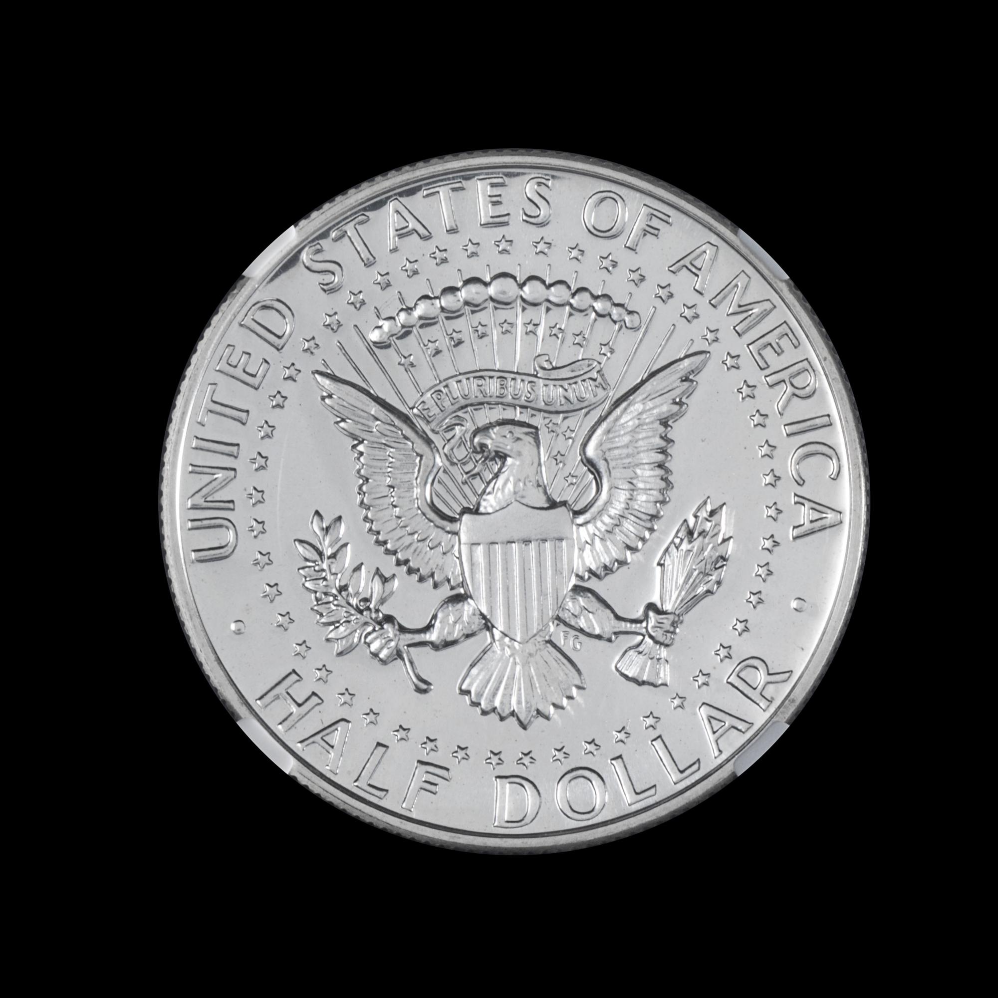 A United States 1964 Kennedy 50c Proof Coin — NGC GRADED PF67* CAMEO