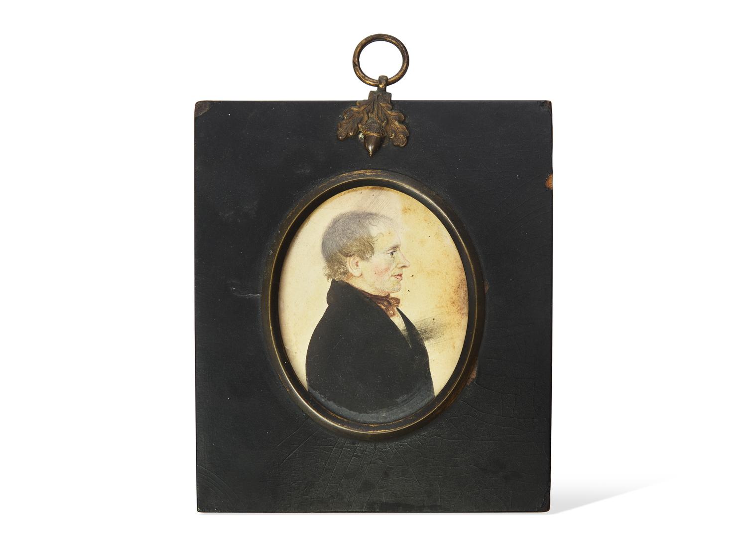 Attributed to J. Evans (American, 19th Century), Portrait Miniature of a Gentleman from New England, Early 19th Century