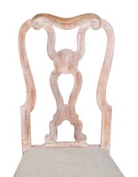 A Set of Four George II Style Cerused Oak Dining Chairs — 18TH/19TH CENTURY